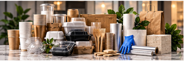 Commercial foodservice packaging and facility essentials